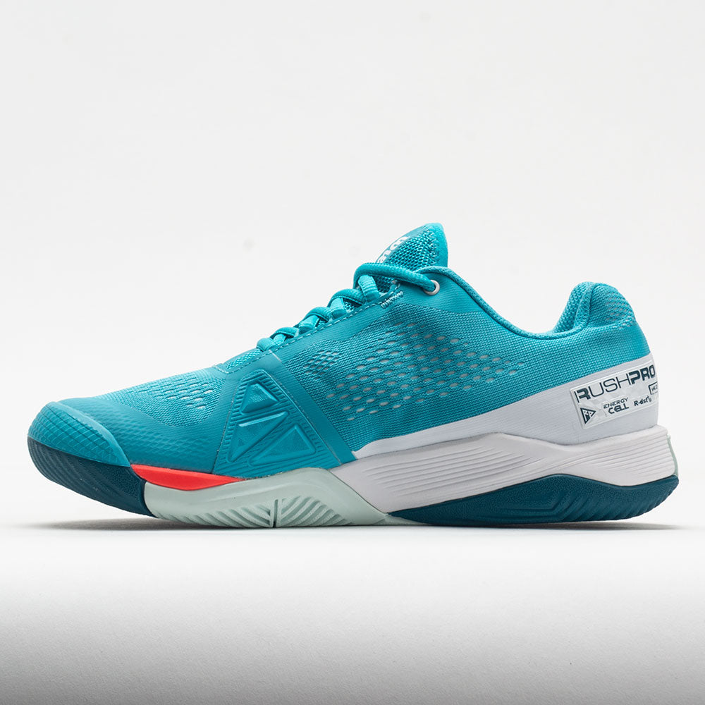 Wilson Rush Pro 4.0 Women's  Scuba Blue/White/Fiery Coral