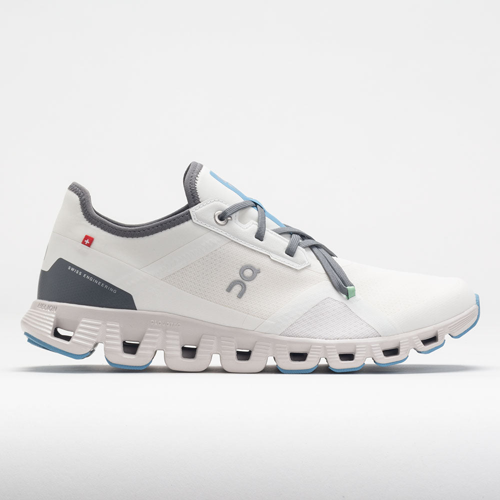 On Cloud X 3 AD Men's  Undyed White/Niagara