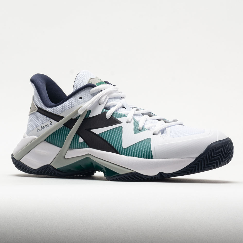 Diadora B.Icon 2 Clay Men's  White/Black/Blue Corsair