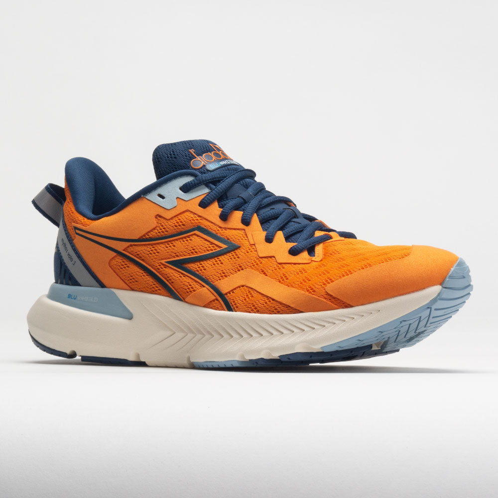Diadora Mythos Blushield Volo 3 Men's  Bright Marigold/Blue Opal/White